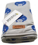 ZEZUZULLA – Babydecke "Blue Hedgehog" 85 x 85 cm 