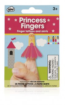 NPW – Finger Tattoos Prinzessinnen 